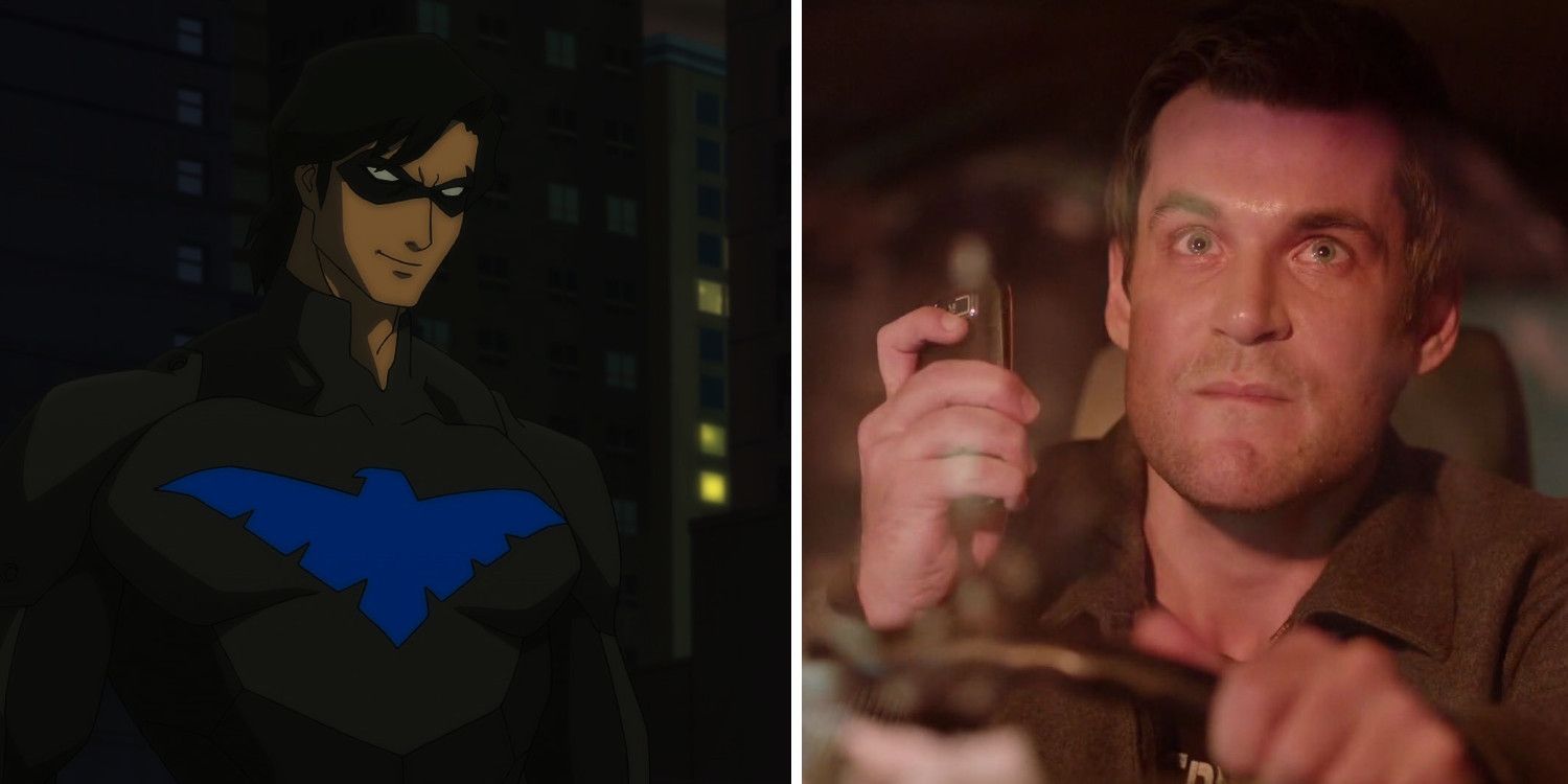 Sean Maher as Nightwing and Shrapnel