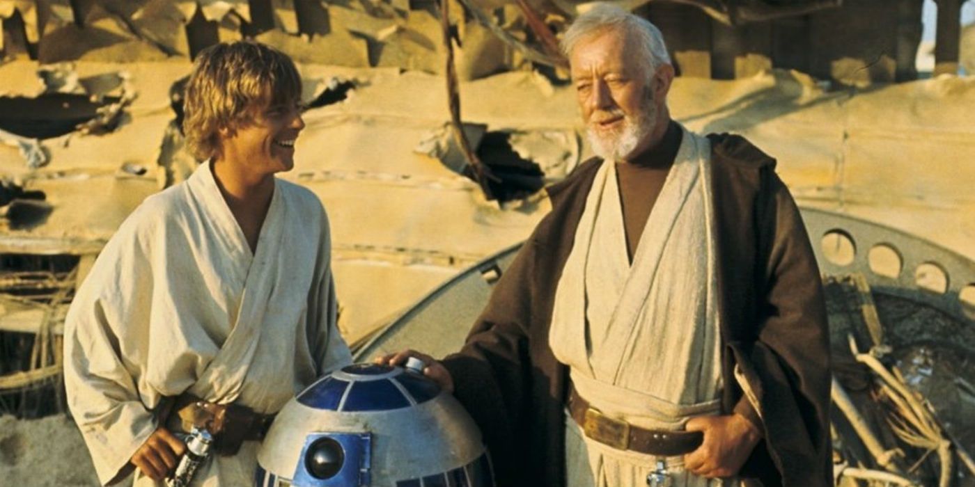 Star Wars Episode IV A New Hope Mark Hamill Sir Alec Guinness
