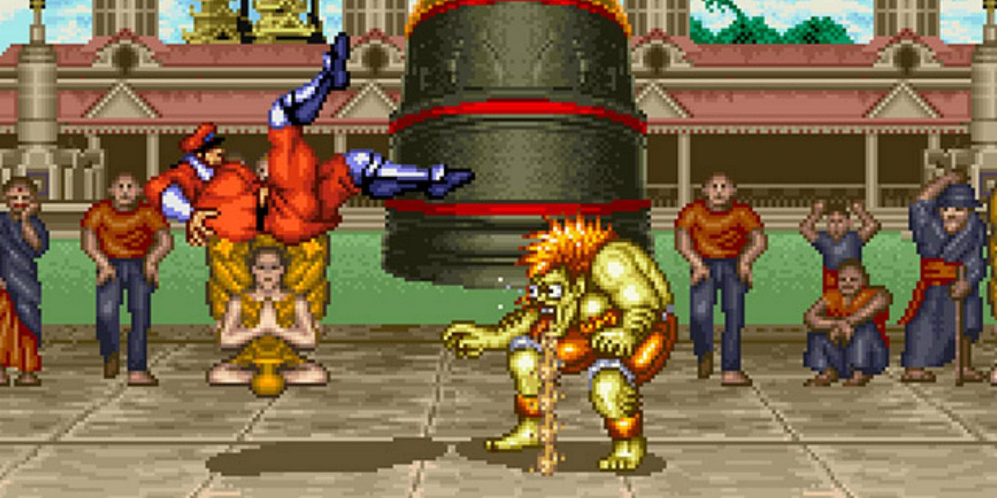 Street Fighter II M. Bison vs Blanka