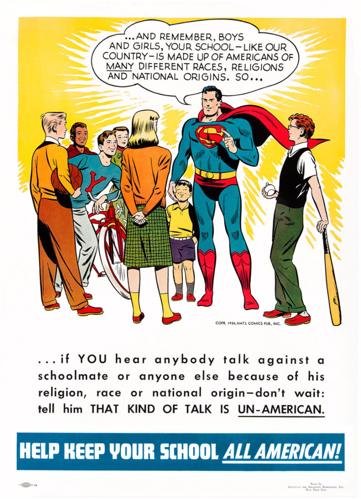 Superman Diversity Poster