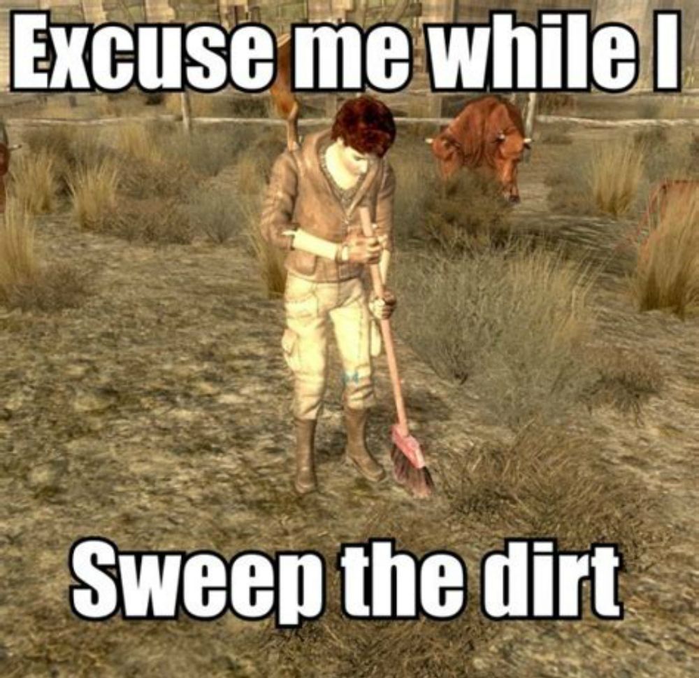Fallout Sweep Dirt