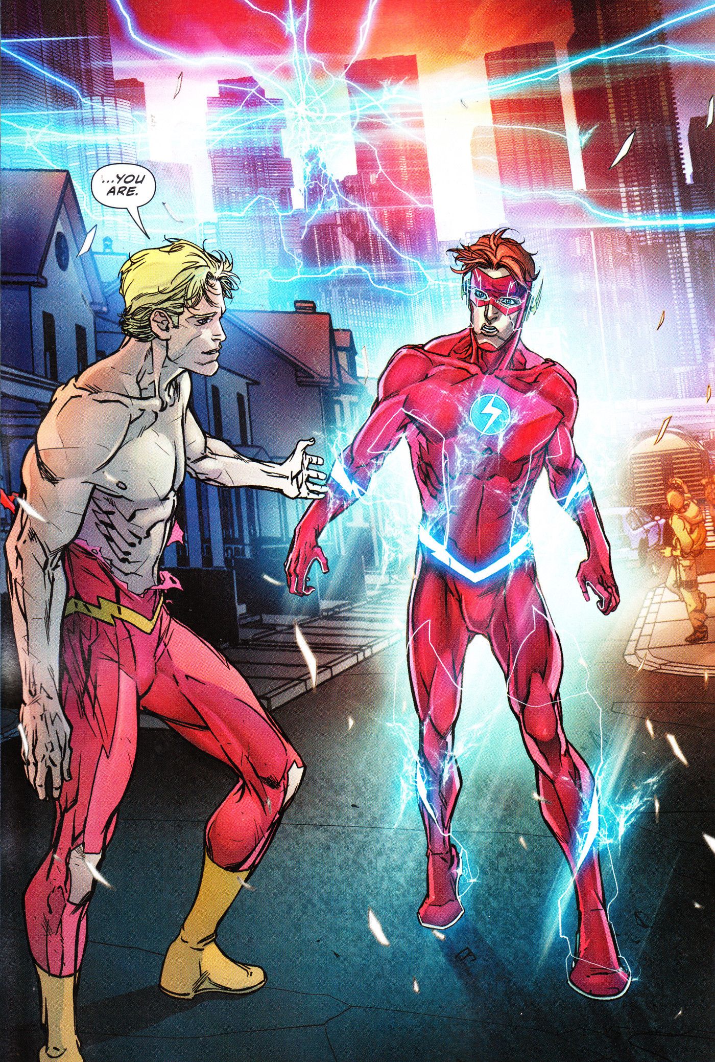 The Flash Barry Allen Passes The Title To Wally West