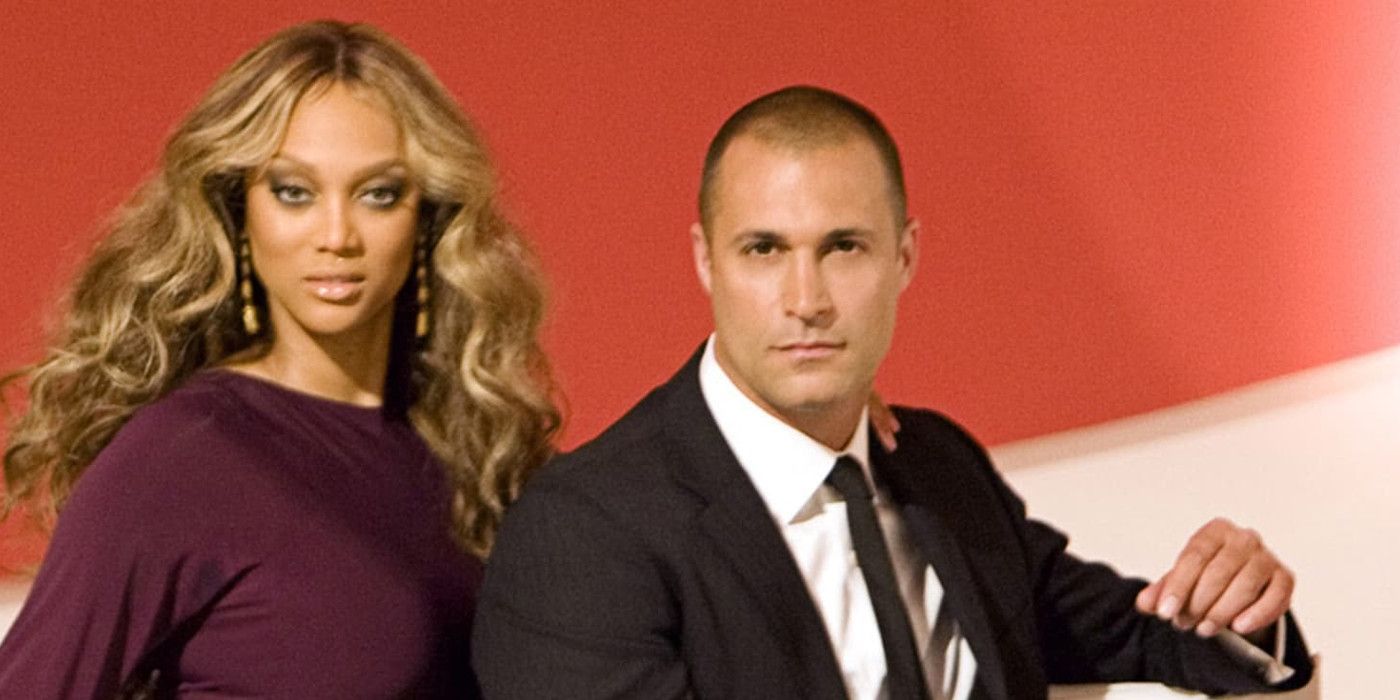 Tyra Banks and Nigel Barker in America's Top Model