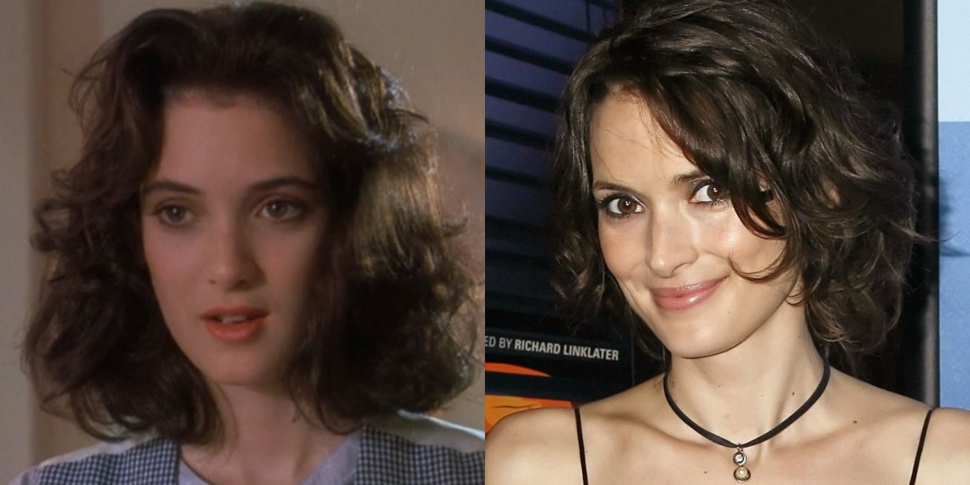 Winona Ryder Then and Now