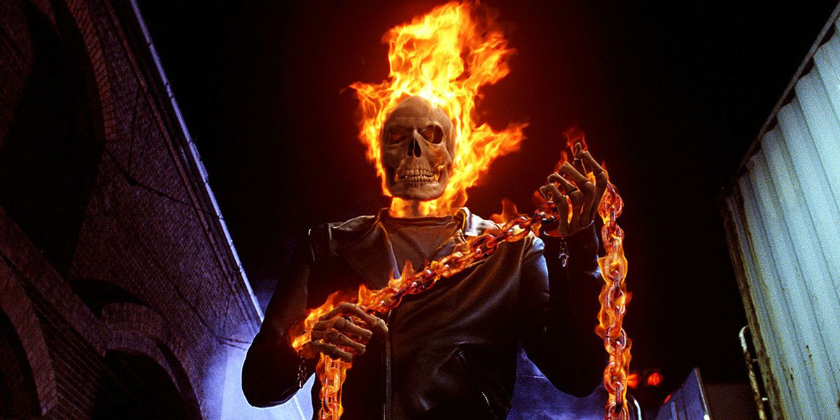 Ghost Rider with chain