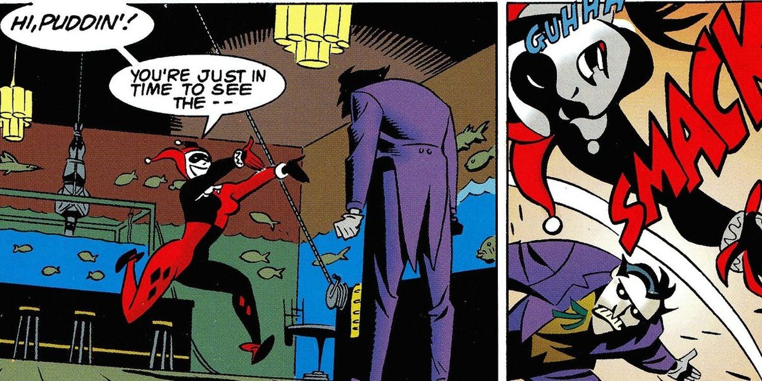 Harley Quinn and Joker appear in the Mad Love comic book.