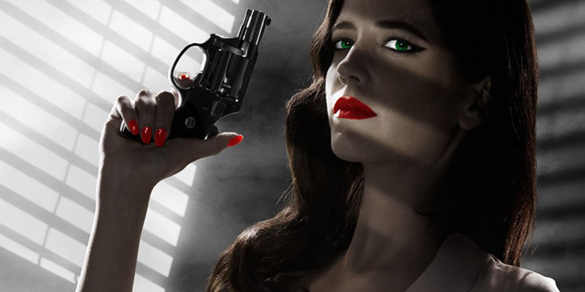 Character poster for Ava Lord (Eva Green) in Sin City: A Dame to Kill For