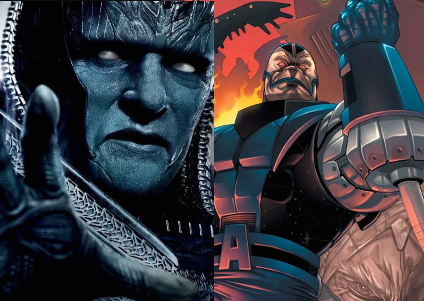 Apocalypse in X-Men Comic and Movie
