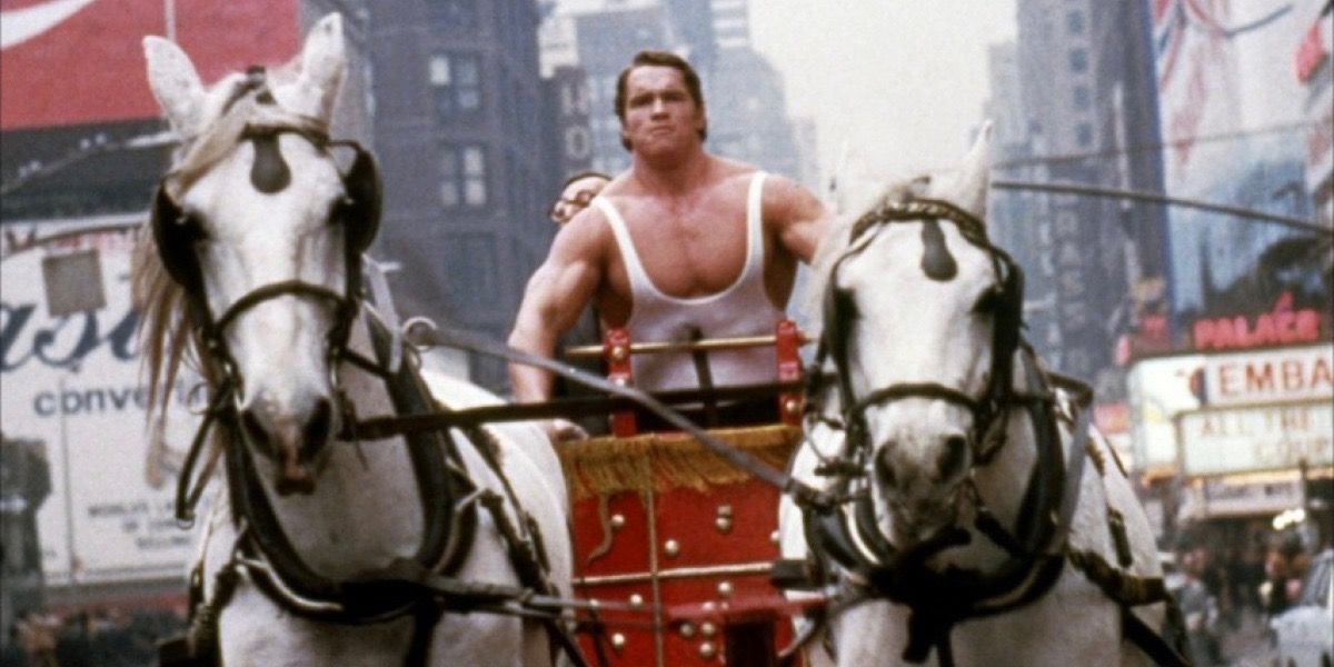Arnold Schwarzenegger in Hercules in New York