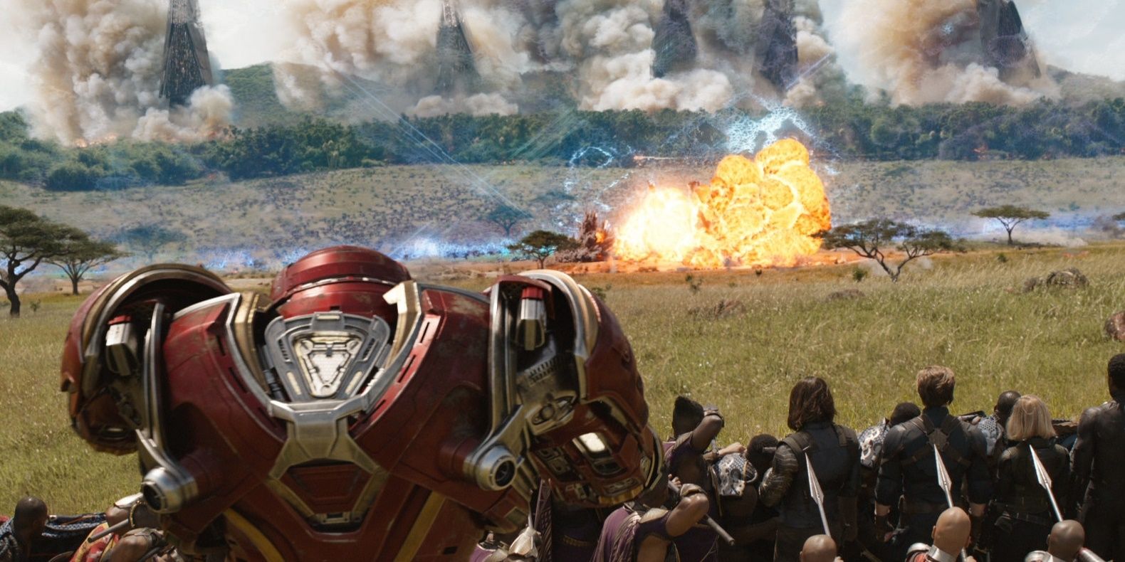 Avengers Infinity War Wakanda Battle Forcefield