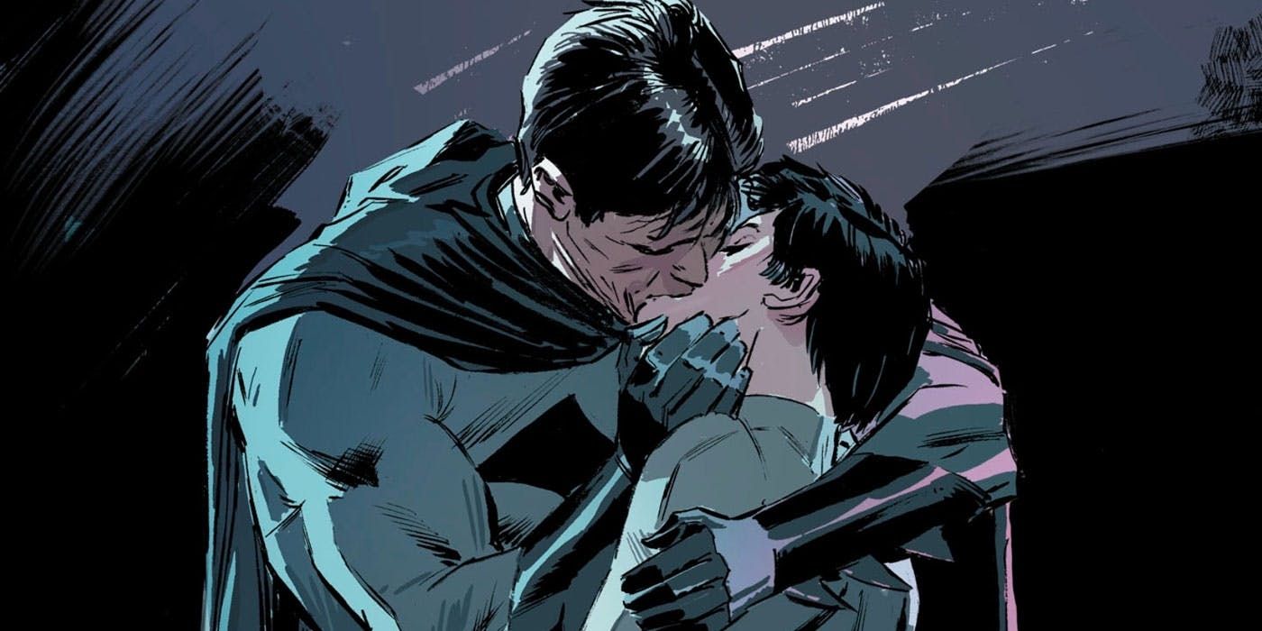 Batman Catwoman Kiss Marriage Comic