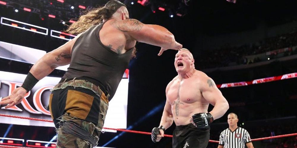 Braun Strowman vs Brock Lesnar