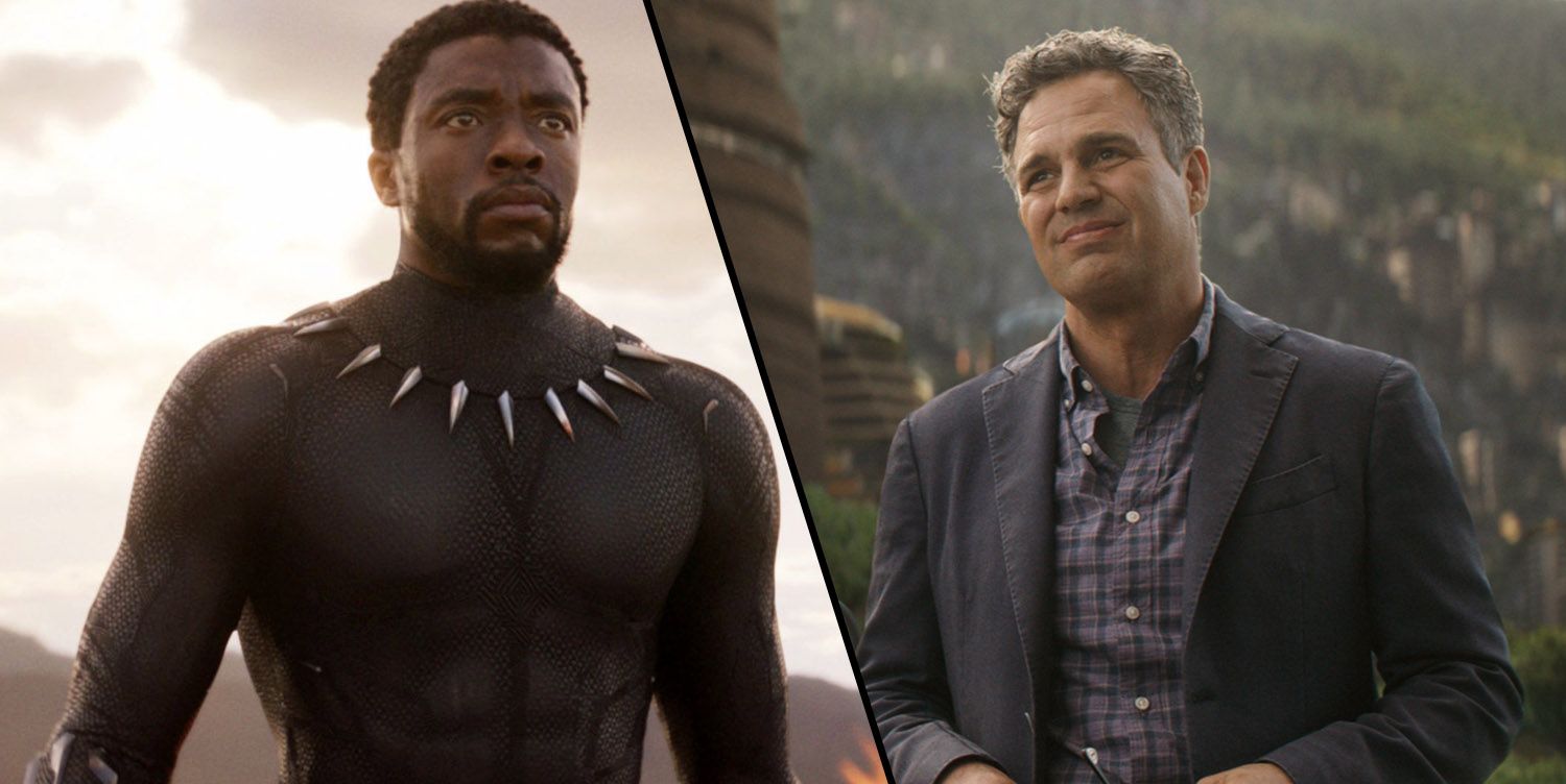 Bruce Banner (Mark Ruffalo) TChalla (Chadwick Boseman)