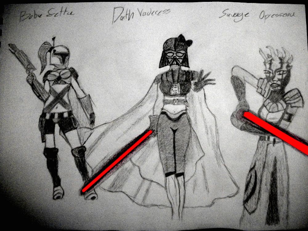 Darth Vader Lady Star Wars
