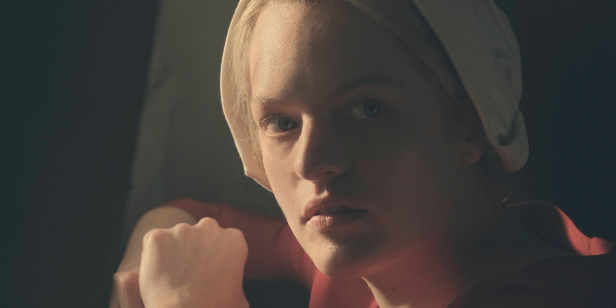 Elisabeth Moss in The Handmaid&rsquo;s Tale