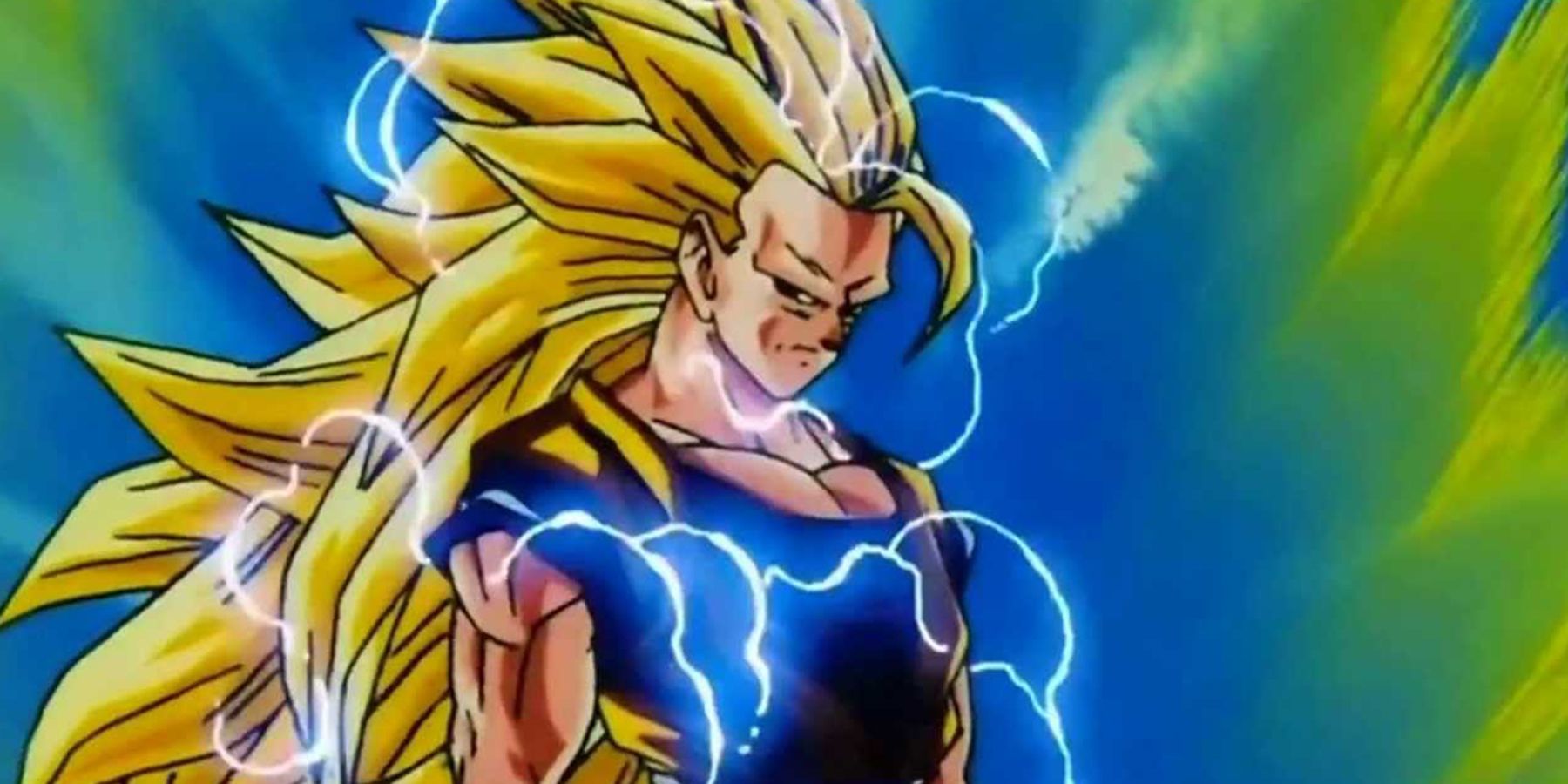 Goku In his Super Saiyan 3 transformation.