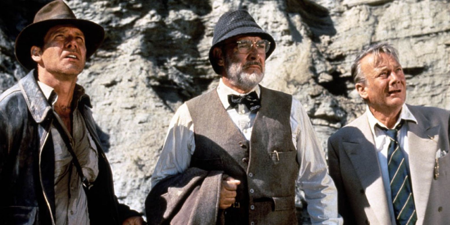 Indiana Jones and the Last Crusade Henry Jones Marcus Brody Denholm Elliott Sean Connery Harrison Ford