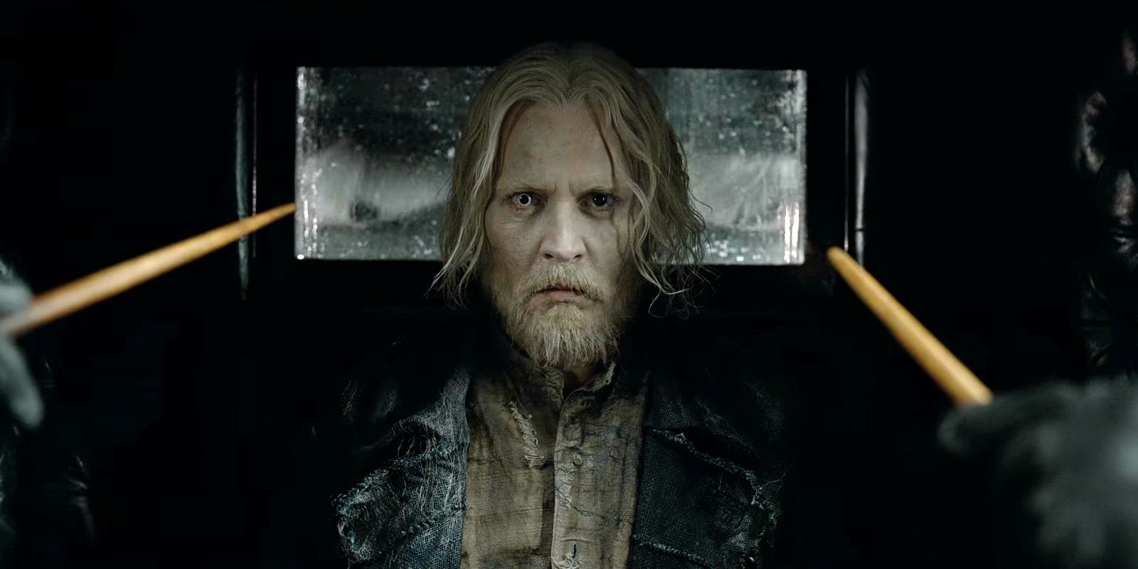 Johnny Depp as Grindelwald in Fantastic Beasts 2