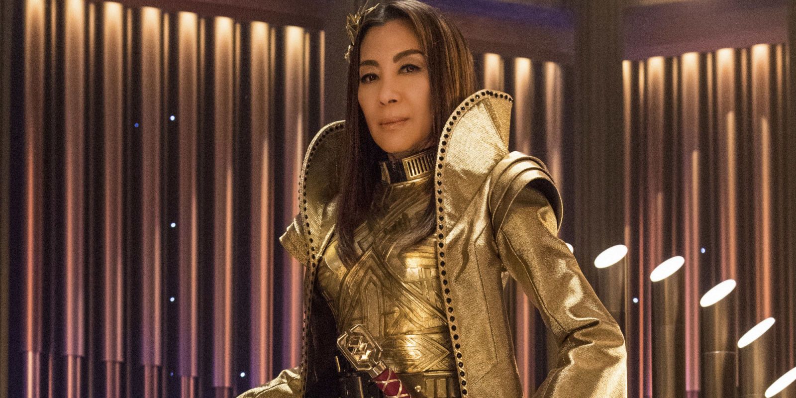 Michelle Yeoh as Emperor Georgiou in Star Trek Discovery