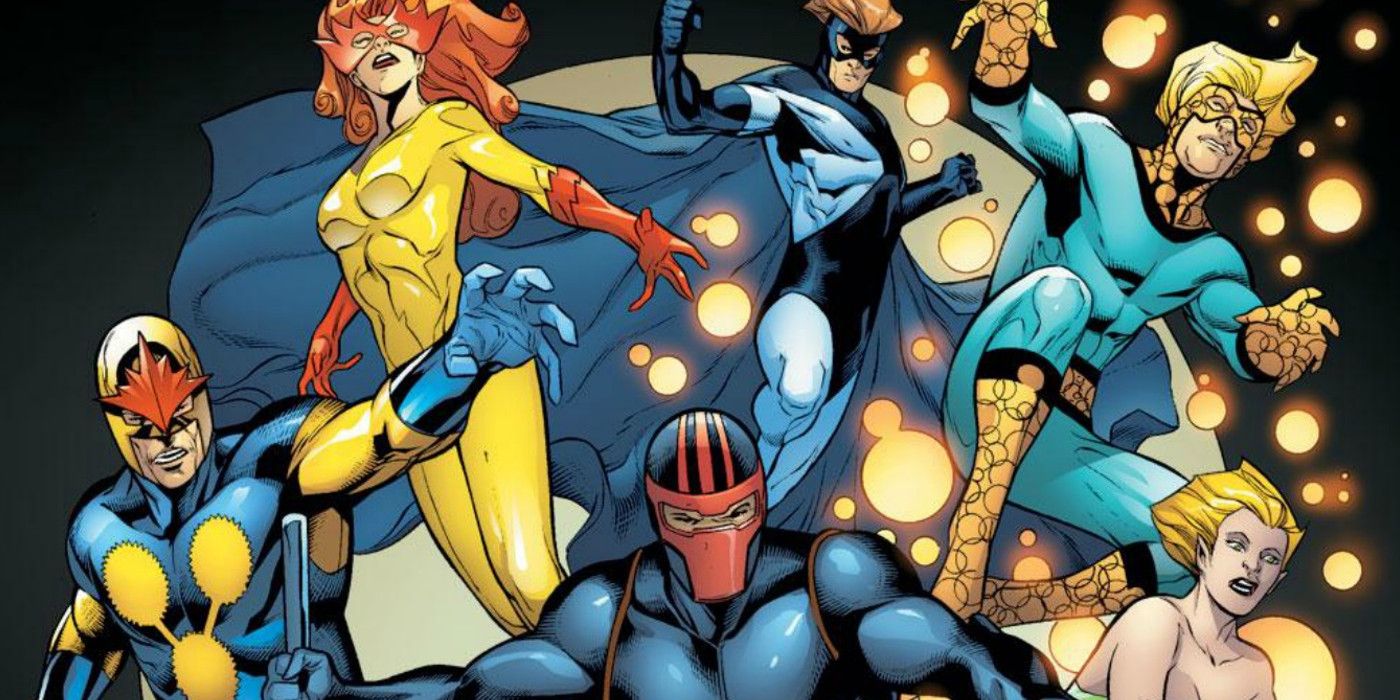 New Warriors fly into battle in Marvel Comics.