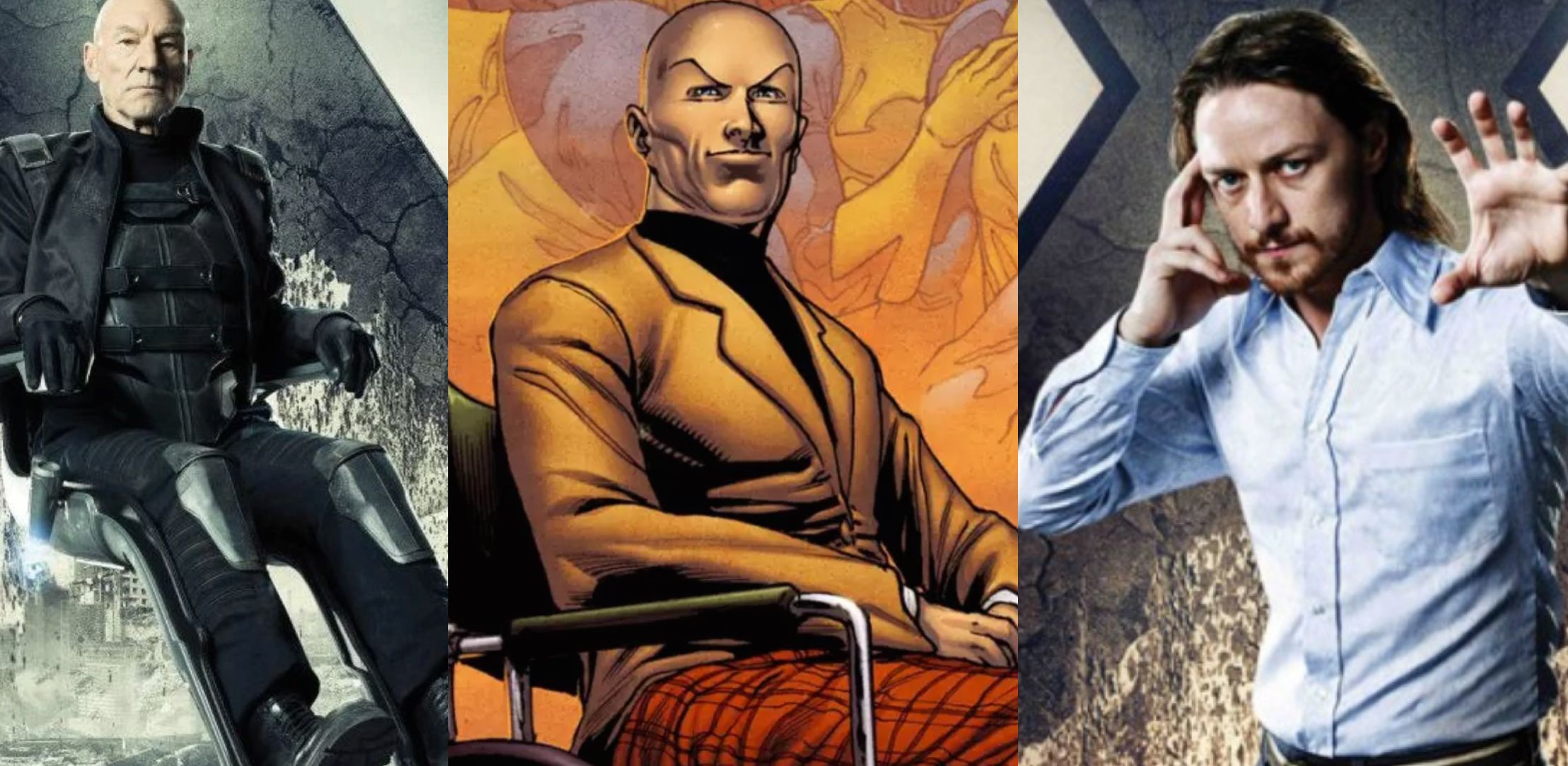 Professor Charles Xavier in X-Men Movies and Comics