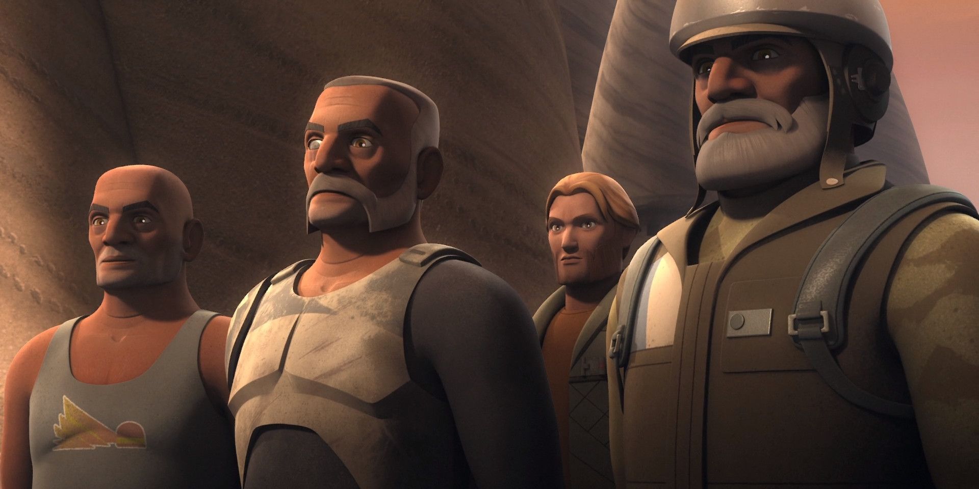 Rex, Gregor, and Wolffe in Star Wars Rebels
