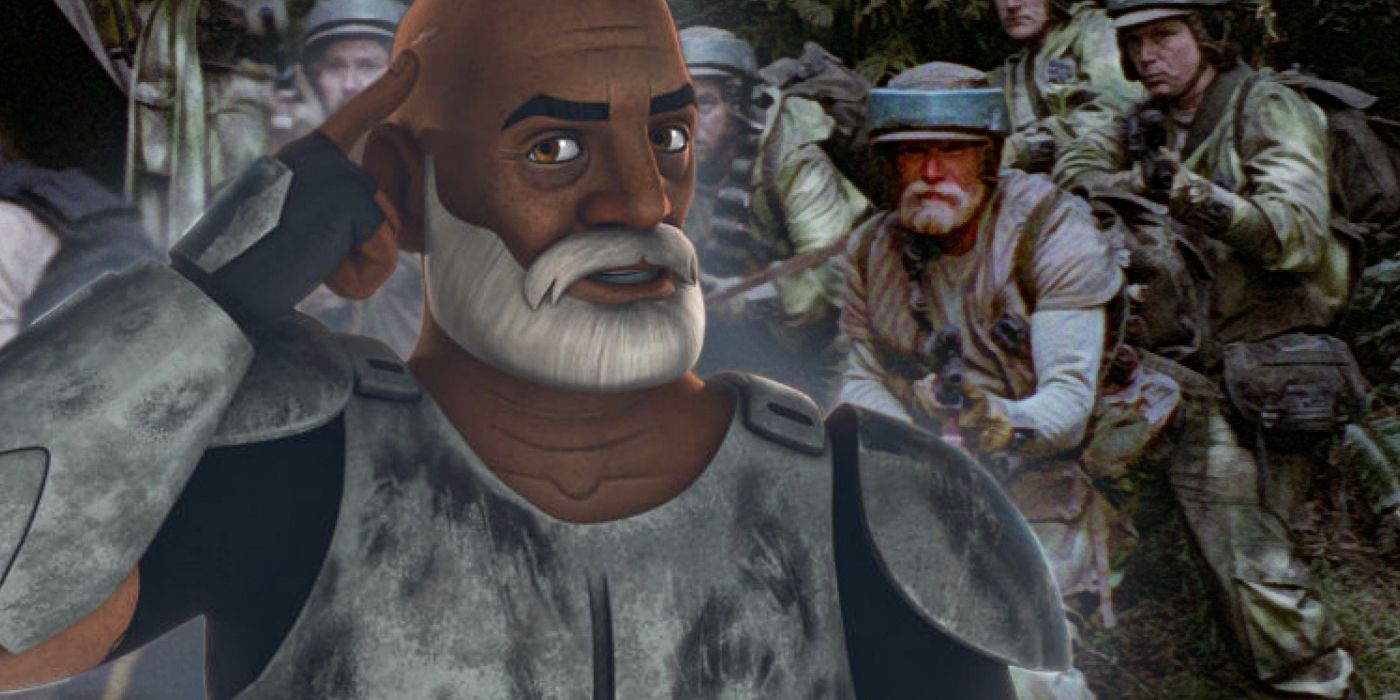 Rex In Star Wars Rebels and in Return of the Jedi