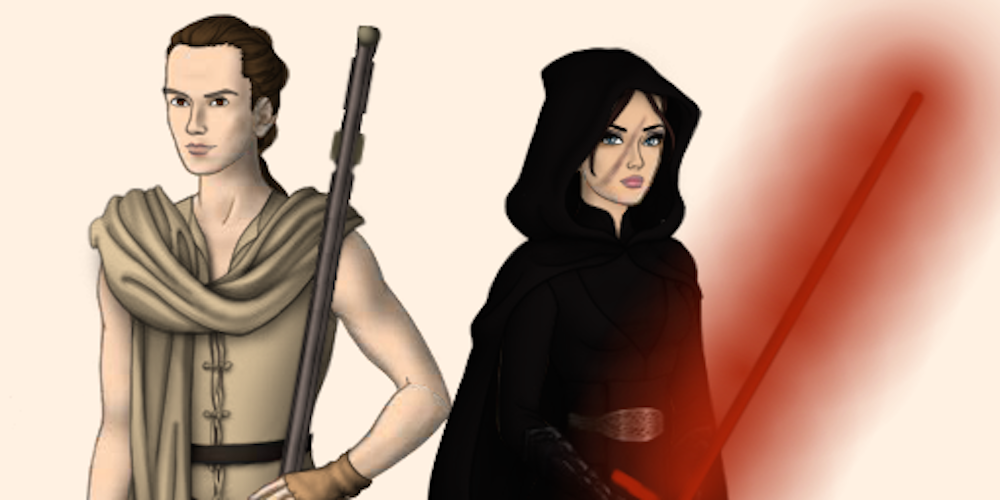 Rey and Kylo Ren Gender Swap Star Wars