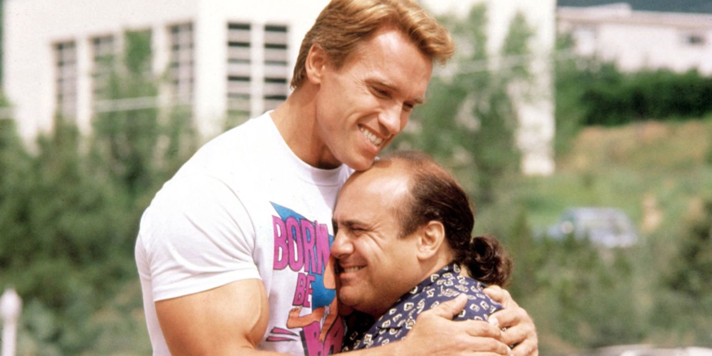 Schwarzenegger and De Vito in Twins