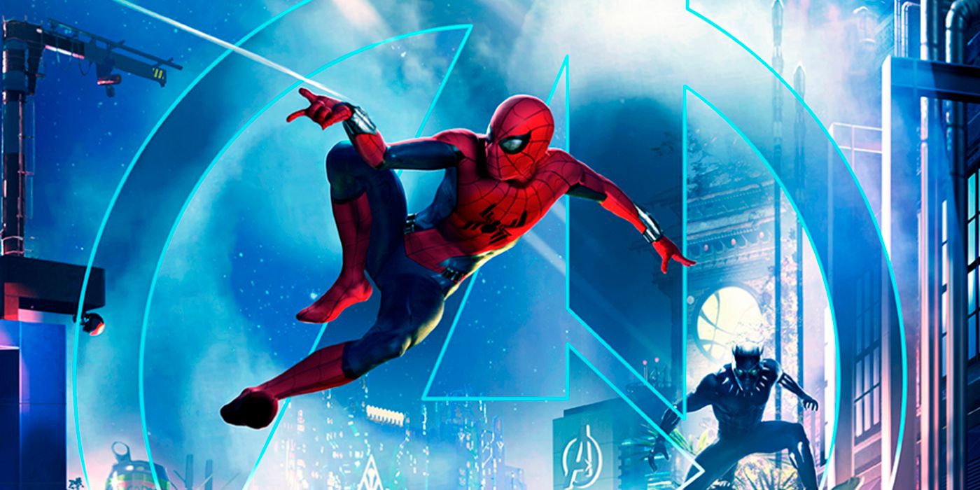 Spider-Man Disney Attraction Poster