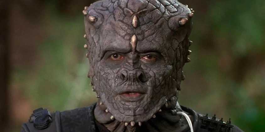 A still of a Jem'Hadar soldier in Star Trek: Deep Space Nine.
