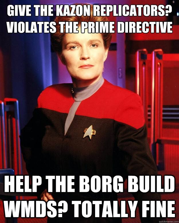 Star Trek Janeaway Prime Directive