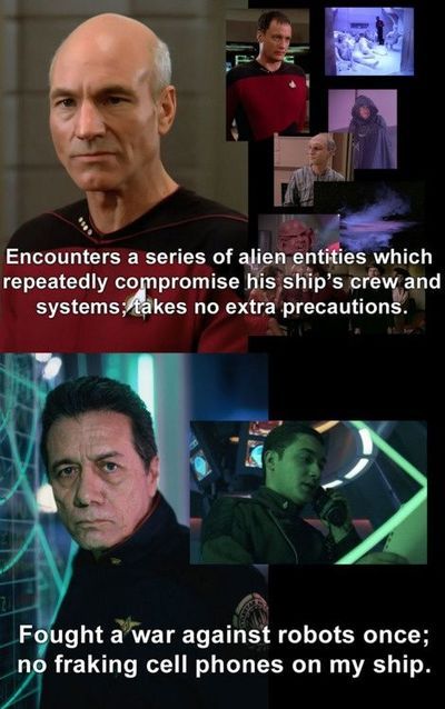 Star Trek v Battlestar Galactica