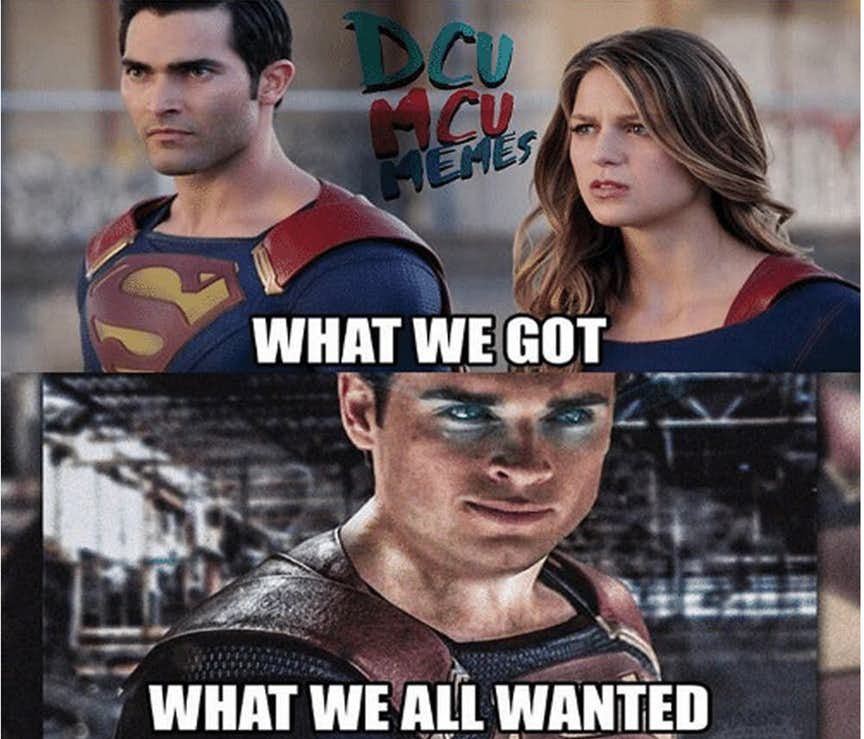 Supergirl vs Smallville Superman meme