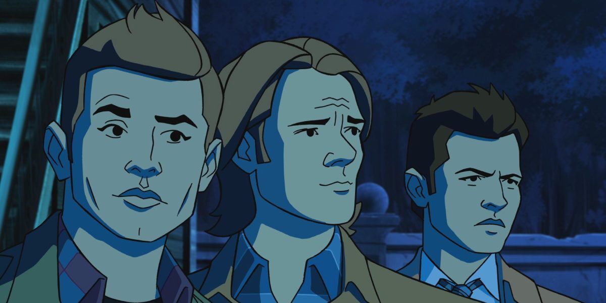 Dean, Sam, and Castiel trapped in a Scooby Doo Cartoon in Supernatural/Scoobynatural