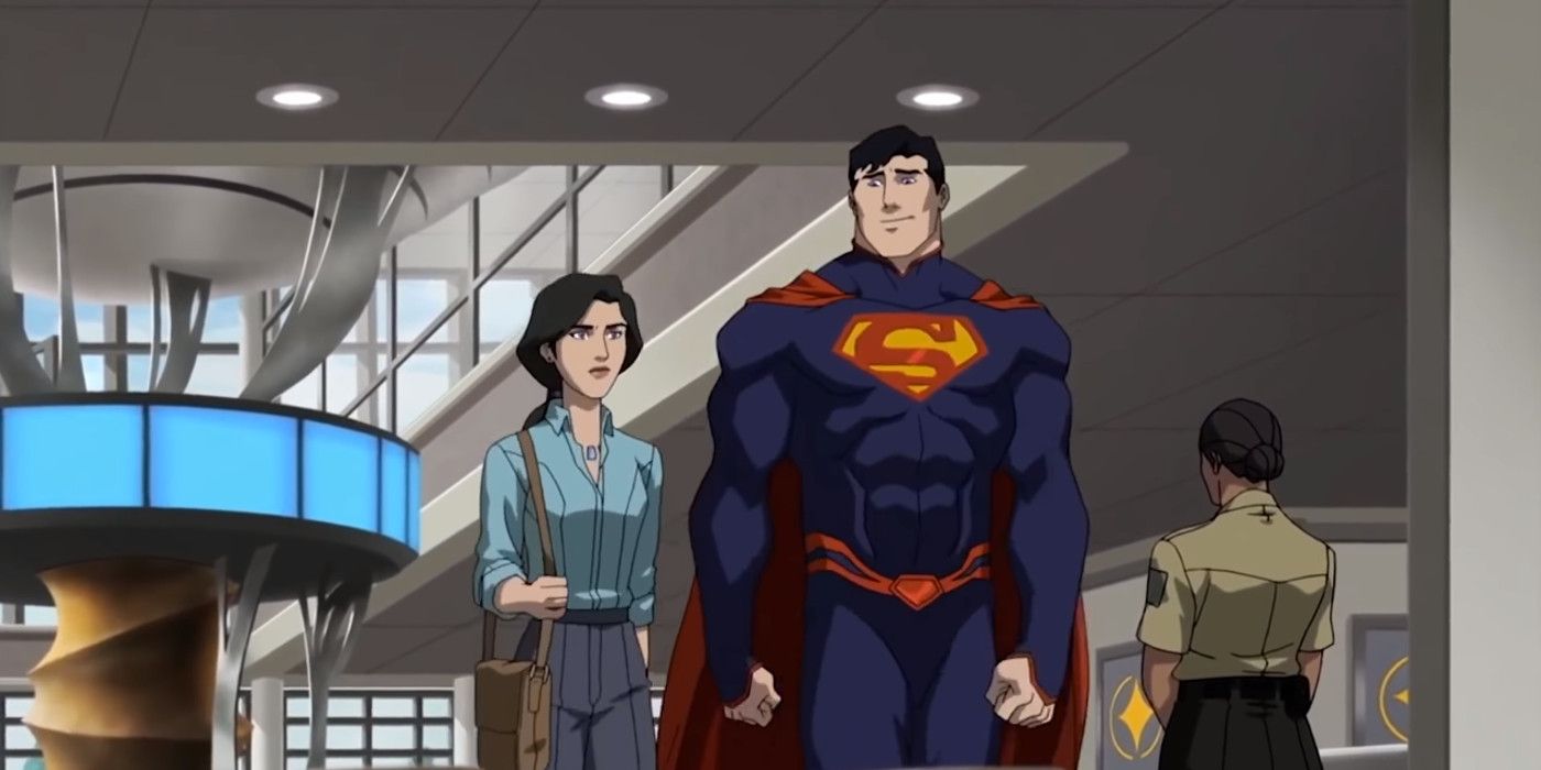 The Death of Superman Animated Movie Superman with Lois Lane
