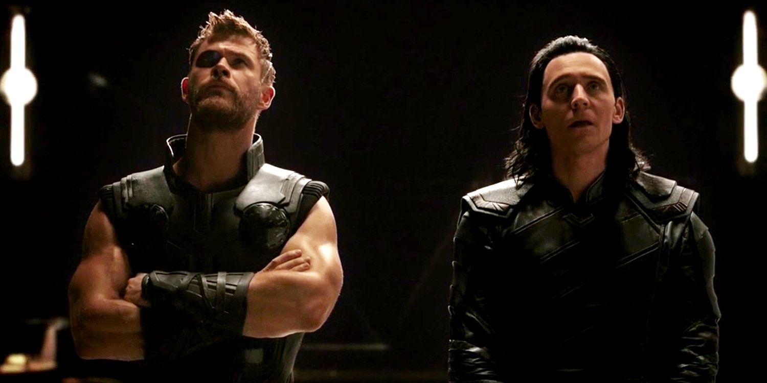 Thor and Loki Ragnarok Ending Ship