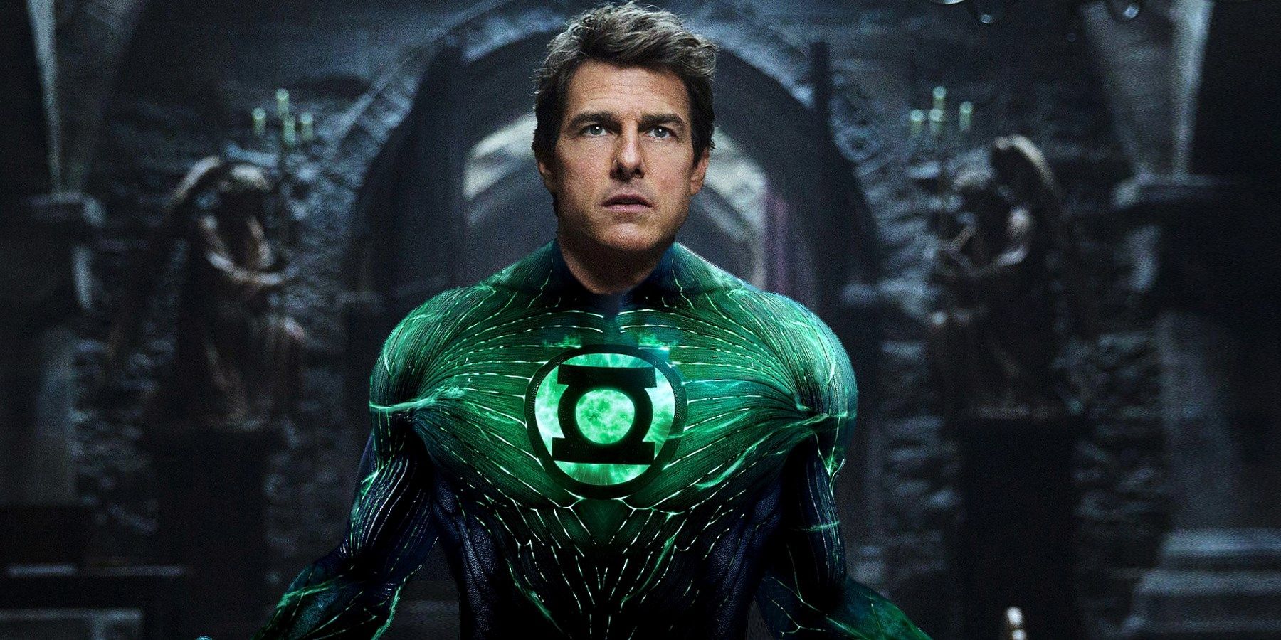 Tom Cruise as Green Lantern Movie Suit