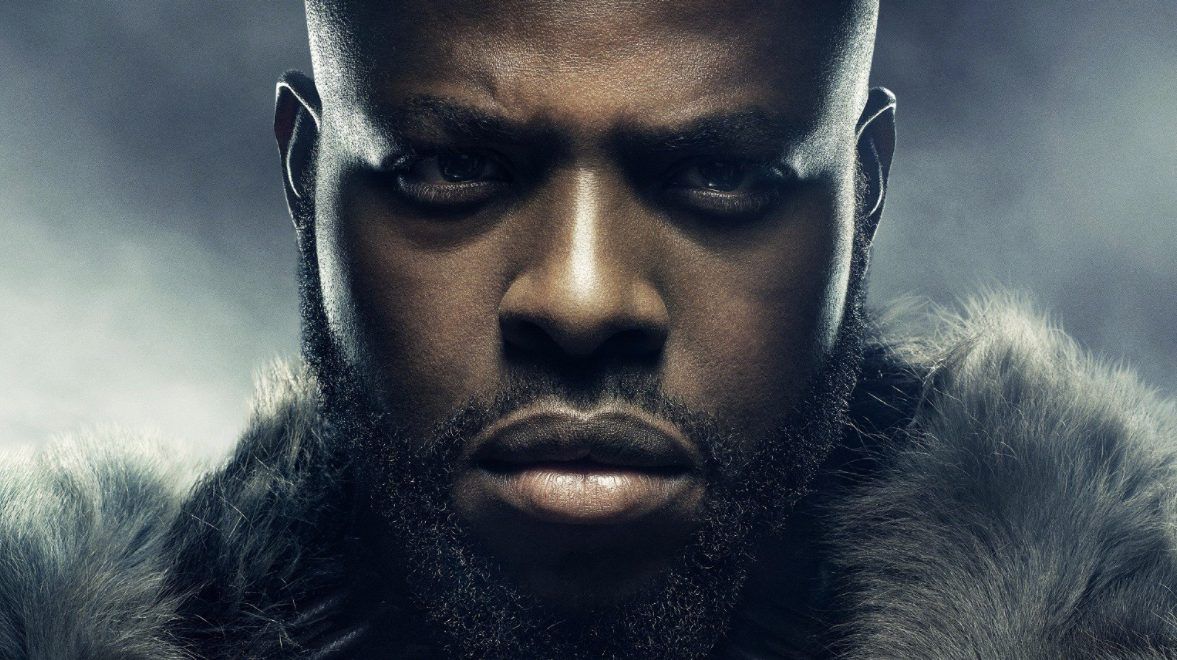 Winston Duke as MBaku in a Black Panther Promotional Poster