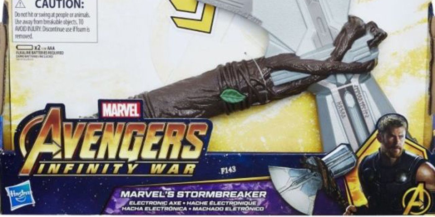 Avengers Infinity War, Thor's new weapon Stormbreaker axe toy