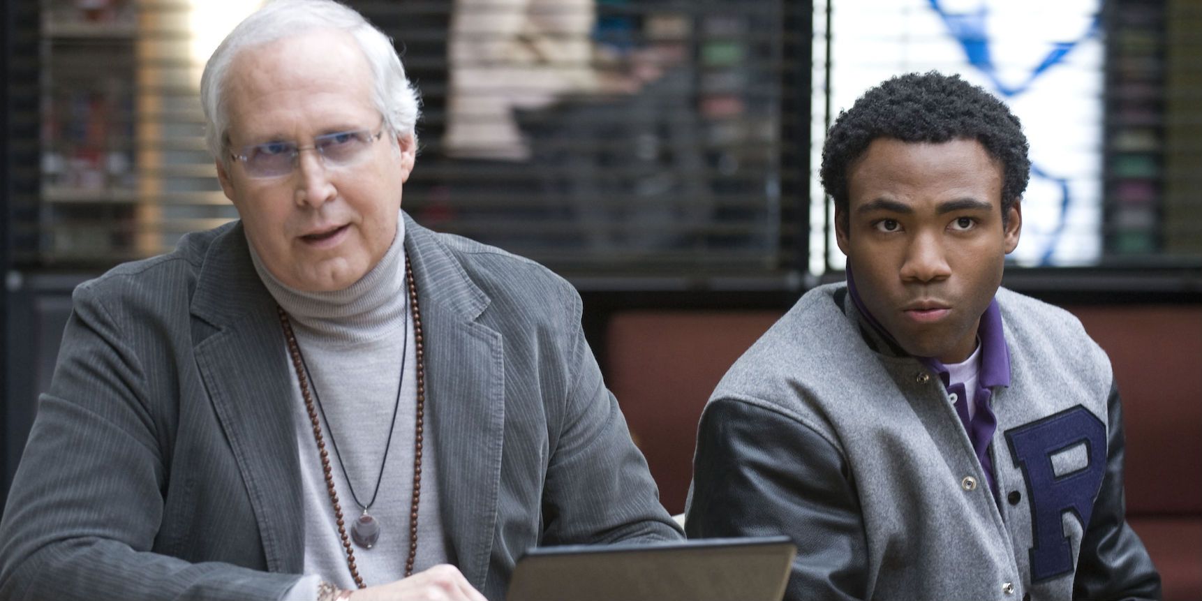 Chevy Chase and Donald Glover