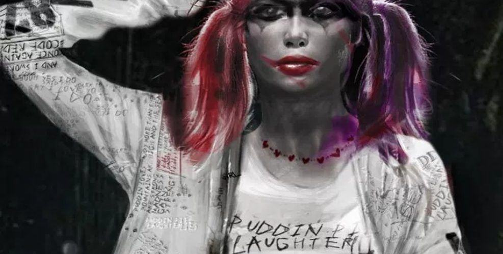 Early concept art for Suicide Squad's Harley Quinn