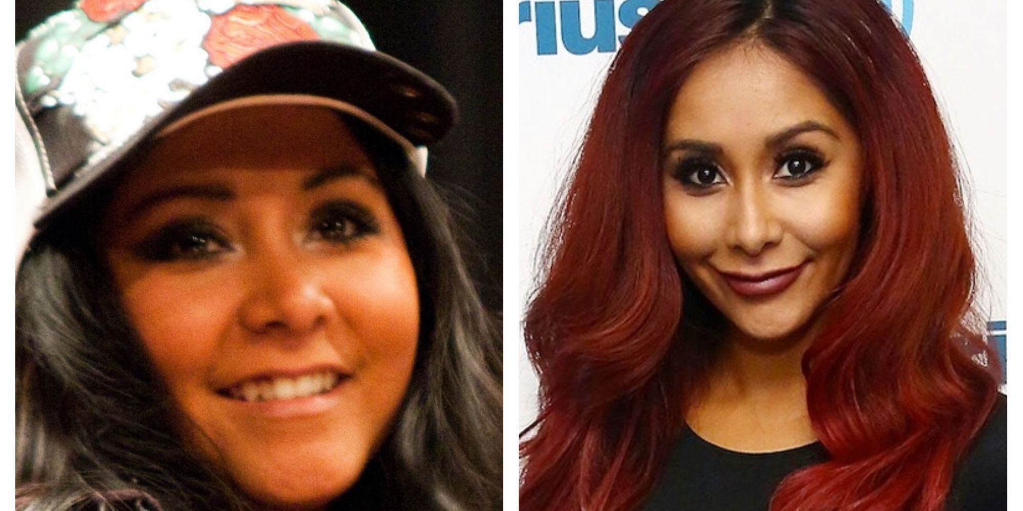 Side by side with Snooki from Jersey Shore