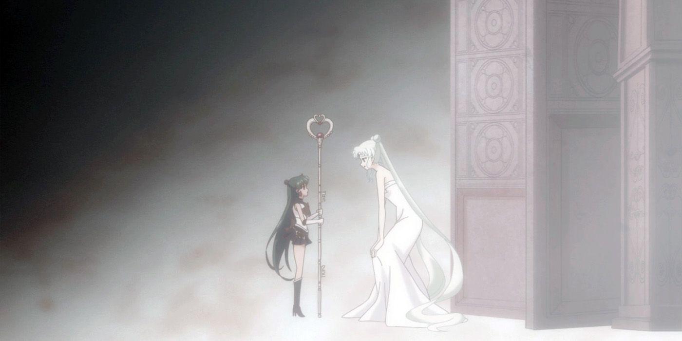 Sailor Pluto and Queen Serenity