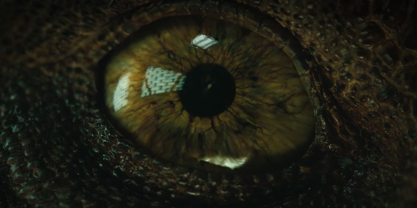 A T-Rex Eye in Jurassic World Fallen Kingdom