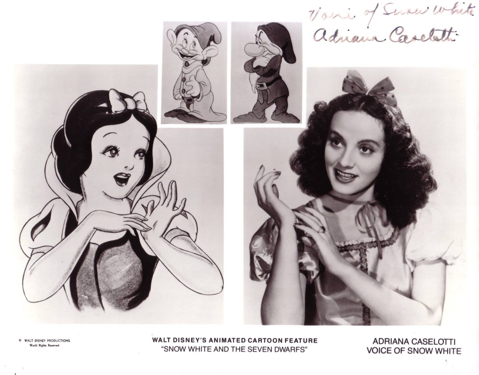 Adriana Caselotti as Snow White