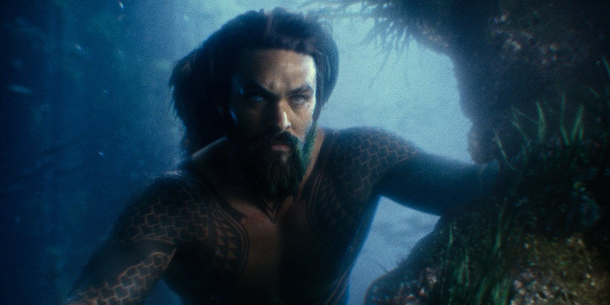 Aquaman underwater in Batman v. Superman.