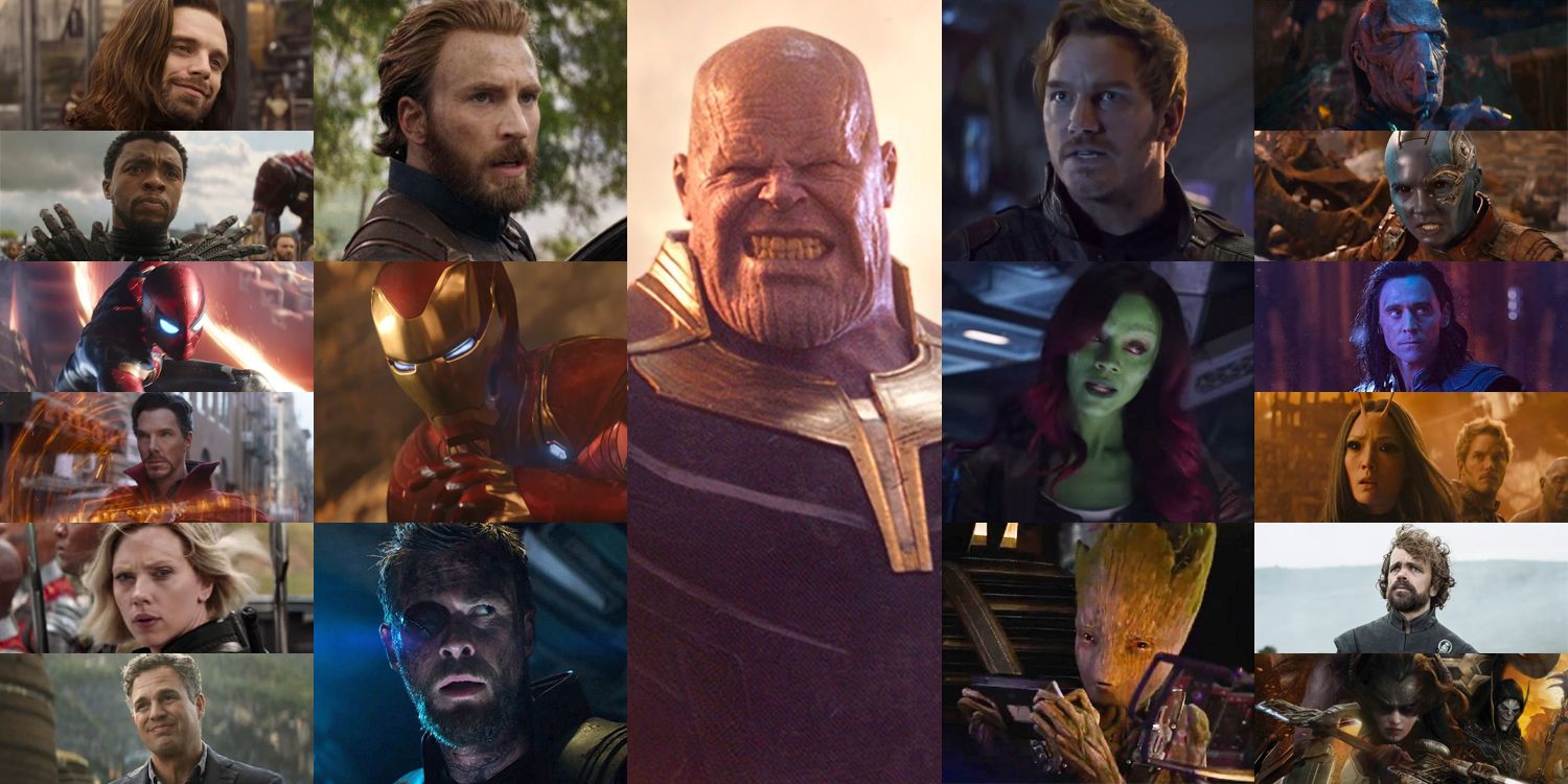 characters in infinity war movie