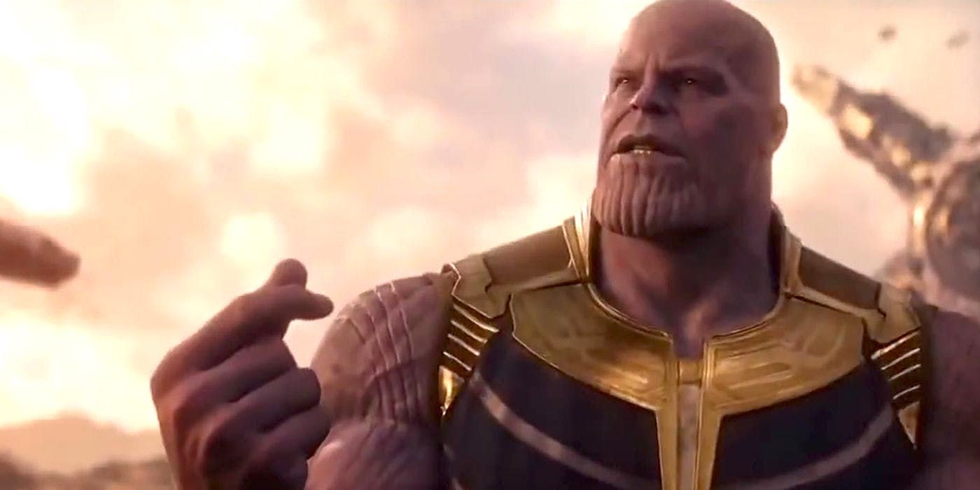Avengers Infinity War Thanos Finger Snap