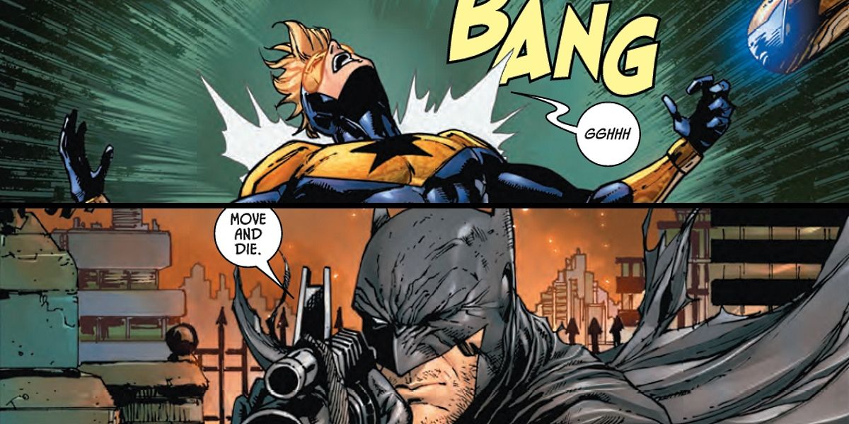 Booster Gold Gives Bruce Wayne ‘A World Without Batman’